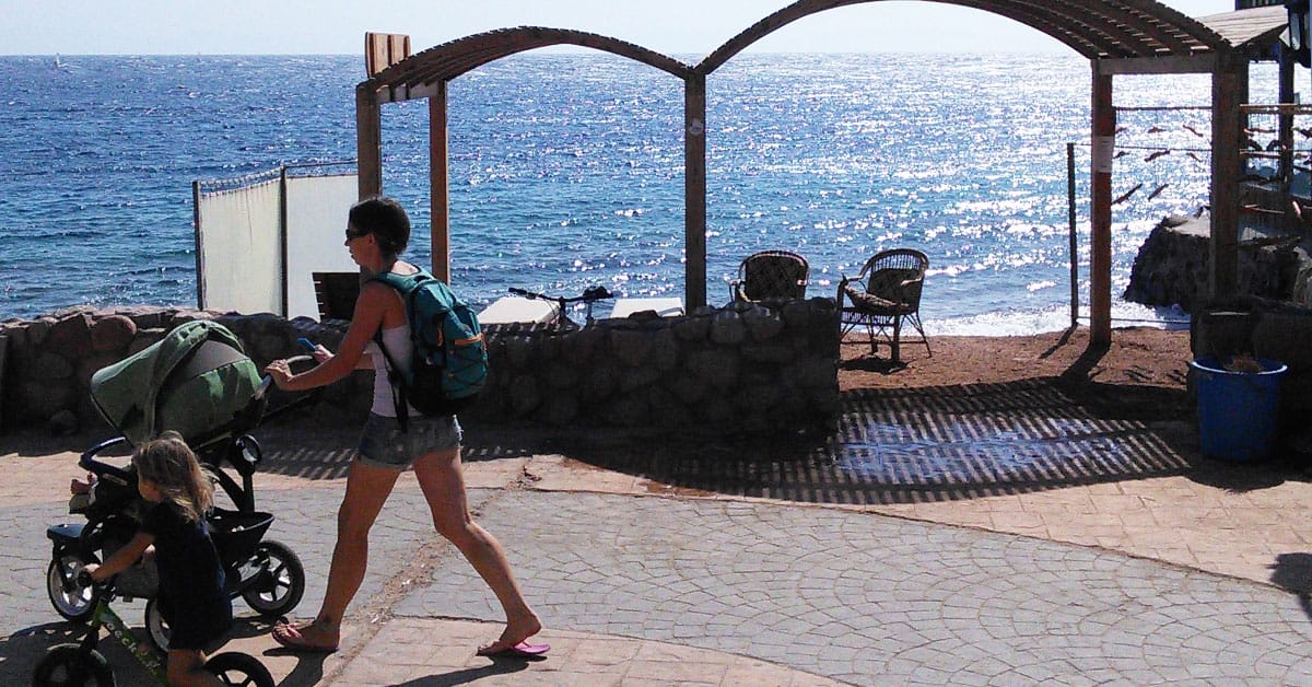 Postcard From Dahab, South Sinai - view from the window